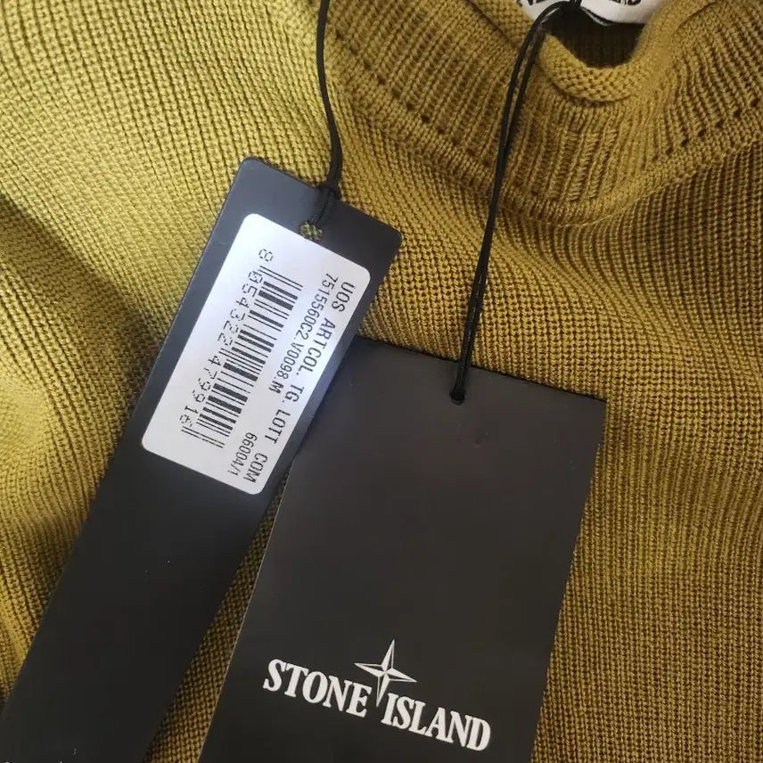 [BUNJANG] Stone Island Knit Sweatshirt - Size M / 스톤아일랜드 새제품 니트 맨투맨