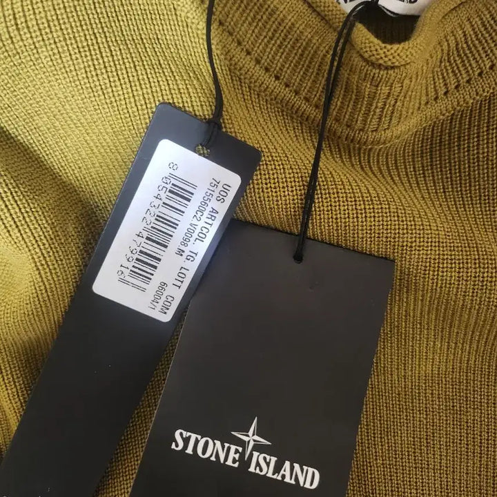 [BUNJANG] Stone Island Knit Sweatshirt - Size M / 스톤아일랜드 새제품 니트 맨투맨