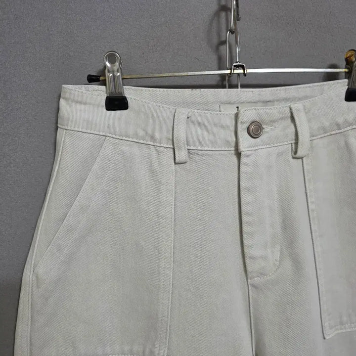 [BUNJANG] Ashley Cargo Pocket Wide Leg Pants - M / 도톰 카고주머니 통바지 M   n2302