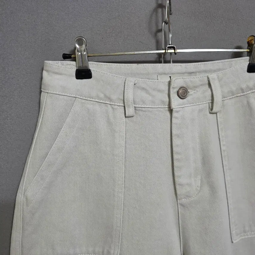 [BUNJANG] Ashley Cargo Pocket Wide Leg Pants - M / 도톰 카고주머니 통바지 M   n2302