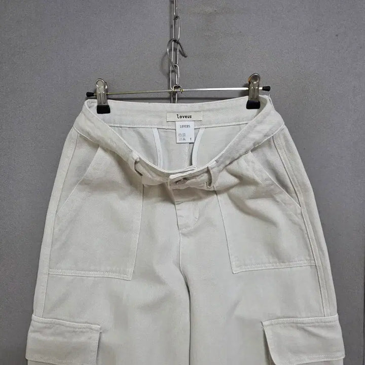[BUNJANG] Ashley Cargo Pocket Wide Leg Pants - M / 도톰 카고주머니 통바지 M   n2302