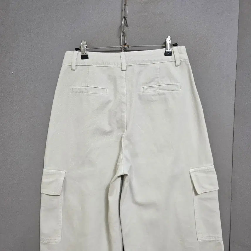 [BUNJANG] Ashley Cargo Pocket Wide Leg Pants - M / 도톰 카고주머니 통바지 M   n2302