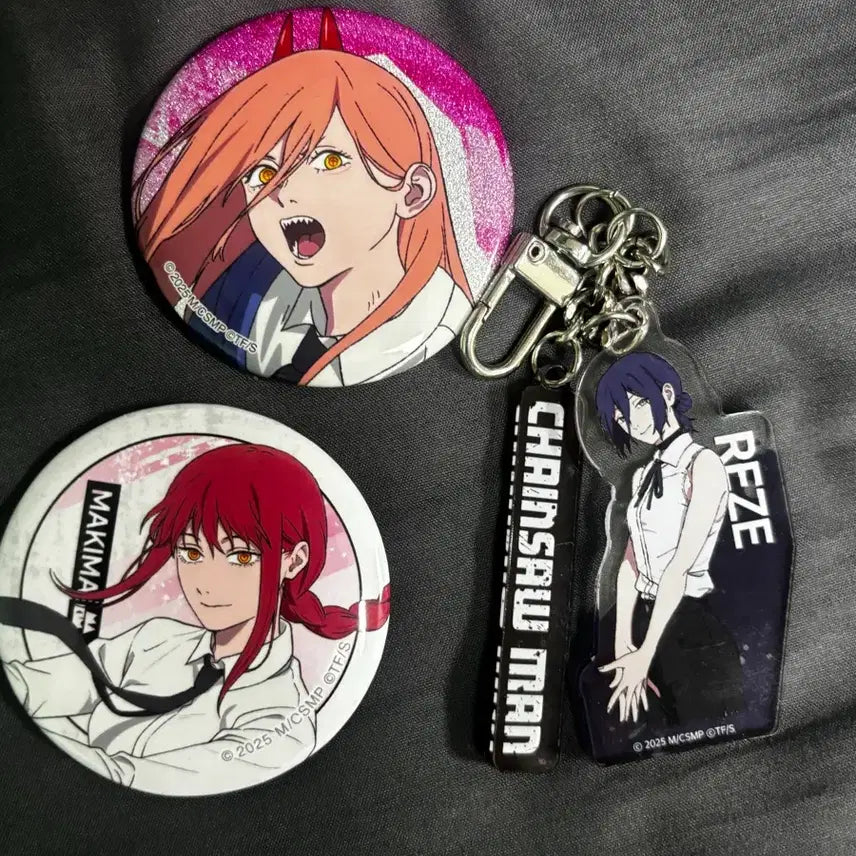 [BUNJANG] Chainsaw Man Reze Acrylic Keyring Bundle Set / [일괄] 체인소맨 레제편 팝업 레제 아크릴 키링