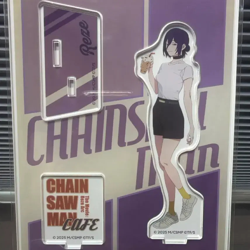 [BUNJANG] Chainsaw Man Reze Acrylic Stand / [체인소맨] 카페콜라보 레제 아크릴 스탠드