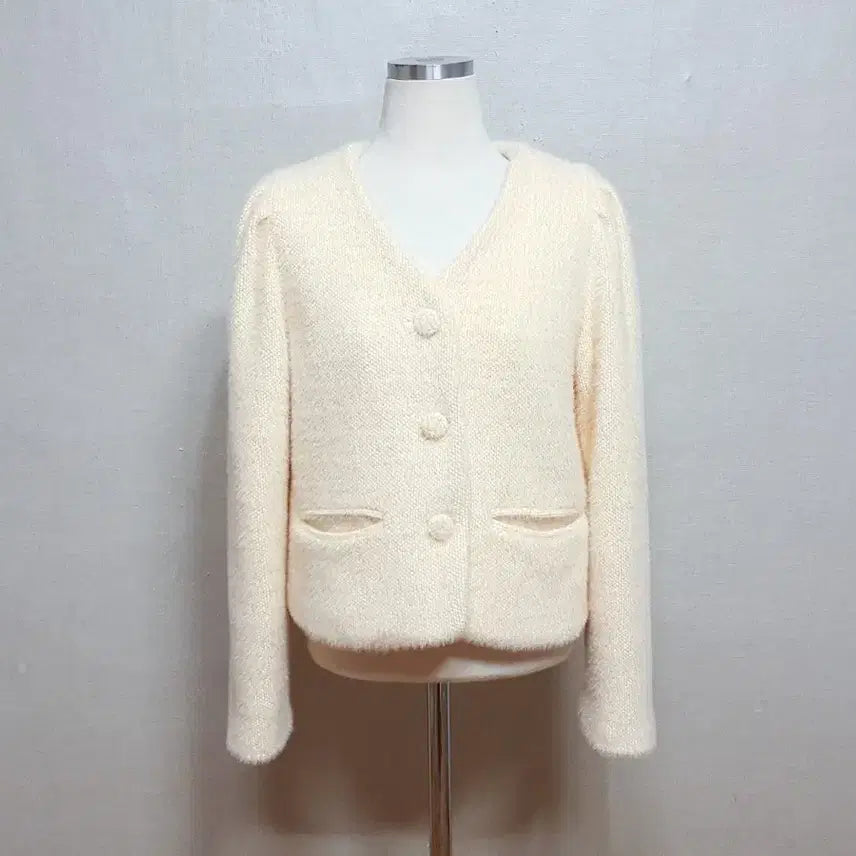 [BUNJANG] 1착)초봄용 페이크 앙고라 니트 숏 여성자켓 55-66 / 1착)초봄용 페이크 앙고라 니트 숏 여성자켓 55-66