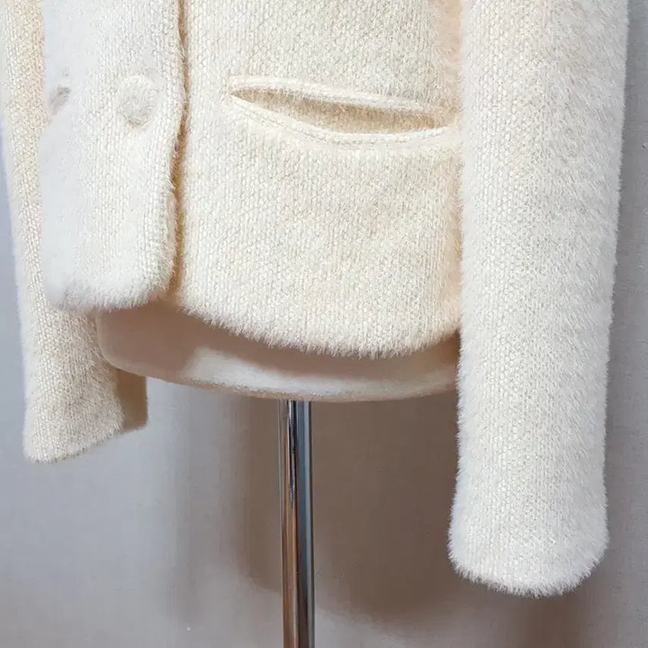 [BUNJANG] 1착)초봄용 페이크 앙고라 니트 숏 여성자켓 55-66 / 1착)초봄용 페이크 앙고라 니트 숏 여성자켓 55-66