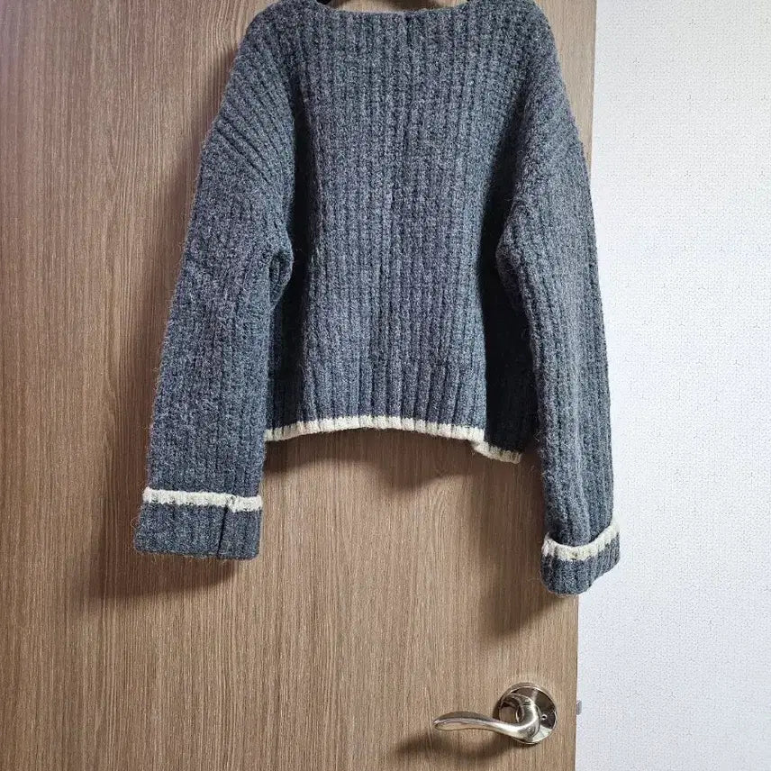 [BUNJANG] Double Button Knit Cardigan / 더블버튼 니트 가디건