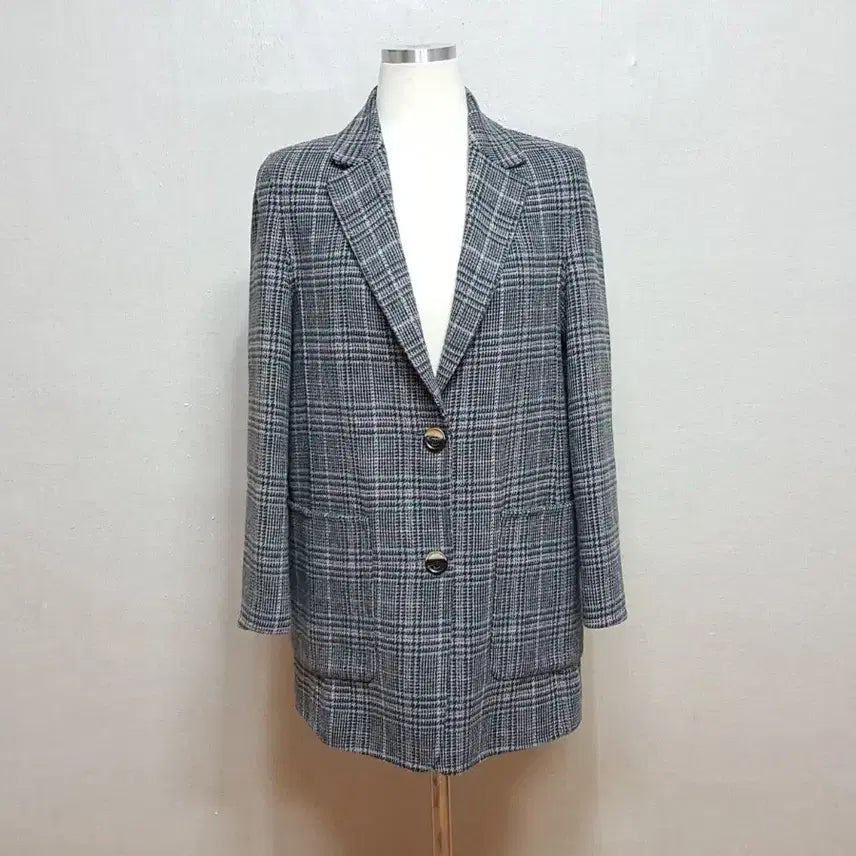 [BUNJANG] G-Cut Handmade Wool Tweed Boxy Women&