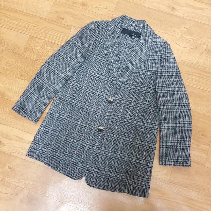 [BUNJANG] G-Cut Handmade Wool Tweed Boxy Women&