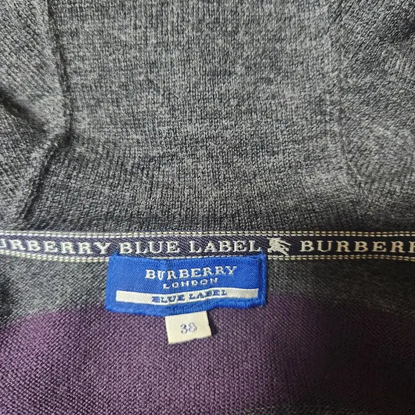 [BUNJANG] Burberry Blue Label Hoodie Zip-up / 버버리 블루라벨 후드집업