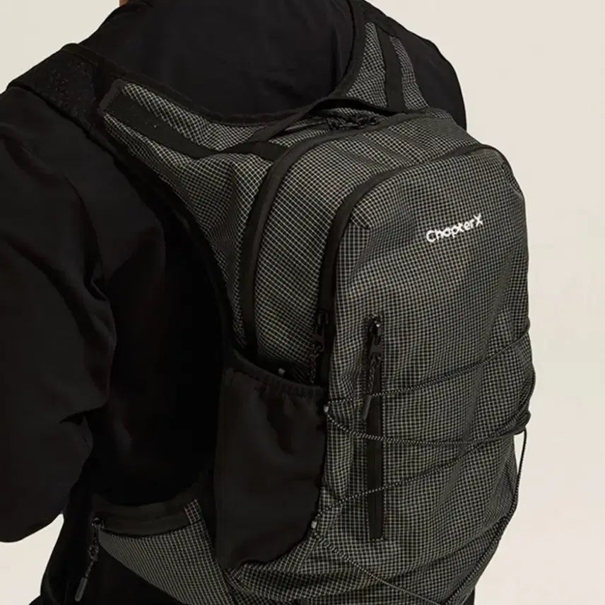 [BUNJANG] Chapter X Trail Like Running Backpack (Ripstop Black) / 챕터엑스 트레일 라이크 러닝 백팩 (Ripstop black)