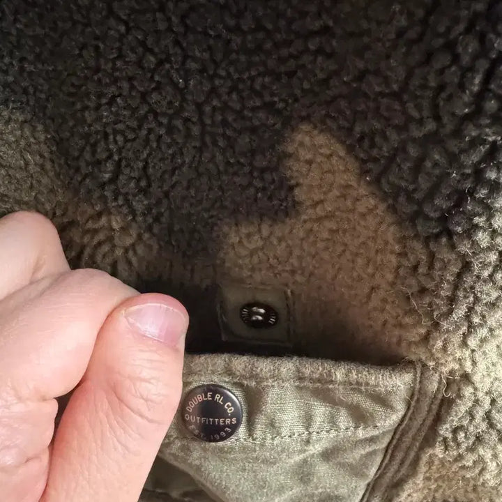 [BUNJANG] RRL Fleece Wool Camo Vest / Rrl fleece wool camo vest 라지사이즈