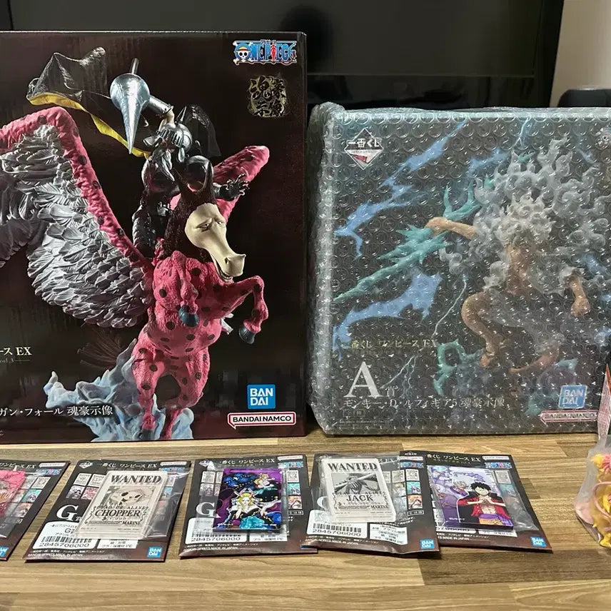 [BUNJANG] One Piece EX Luffy & Pierre Paul Bundle Set / 제일복권 원피스 ex a상 루피 c상 피에르 폴 f상 g상5종 일괄