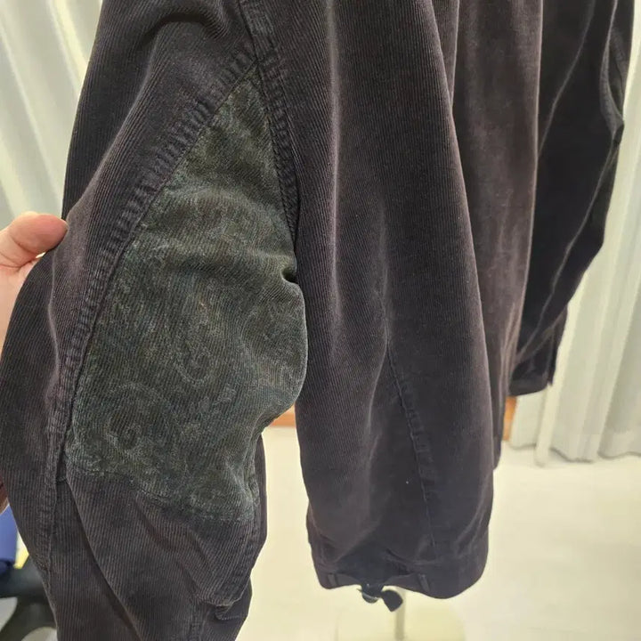 [BUNJANG] Polilutre Paisley Trucker Jacket Dark Purple Brown / 4)폴리테루 페이즐리 트러커 002 다크퍼플브라운
