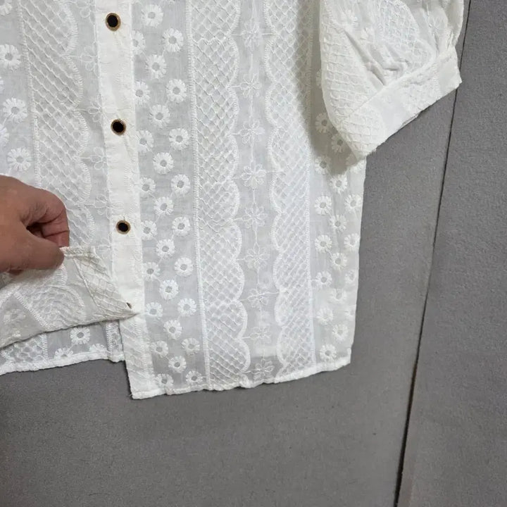 [BUNJANG] LeShop Lace Collar Blouse F / 르샵 레이스카라 블라우스 F   n2306
