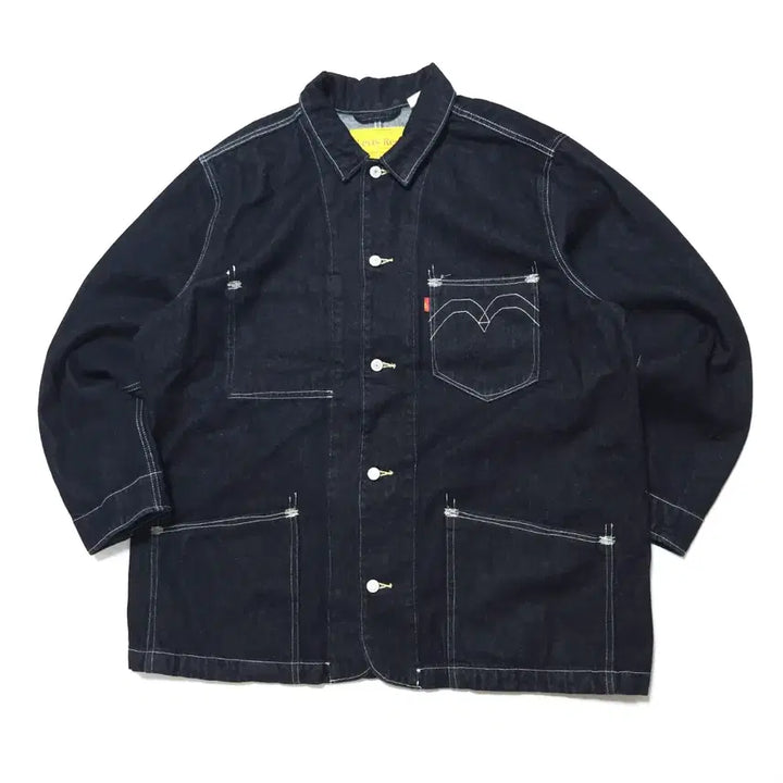 [BUNJANG] Levi's RED Engineer Denim Coverall Jacket Dark Indigo / 리바이스 RED 엔지니어 데님 커버올 자켓 다크인디고