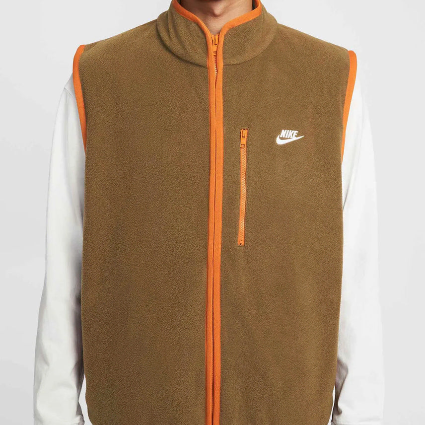 [BUNJANG] Nike NSW Club Winterized Vest Mosswood Brown / 나이키 NSW 클럽 윈터라이즈드 베스트 모스우드 브라운