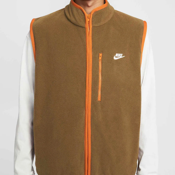 [BUNJANG] Nike NSW Club Winterized Vest Mosswood Brown / 나이키 NSW 클럽 윈터라이즈드 베스트 모스우드 브라운