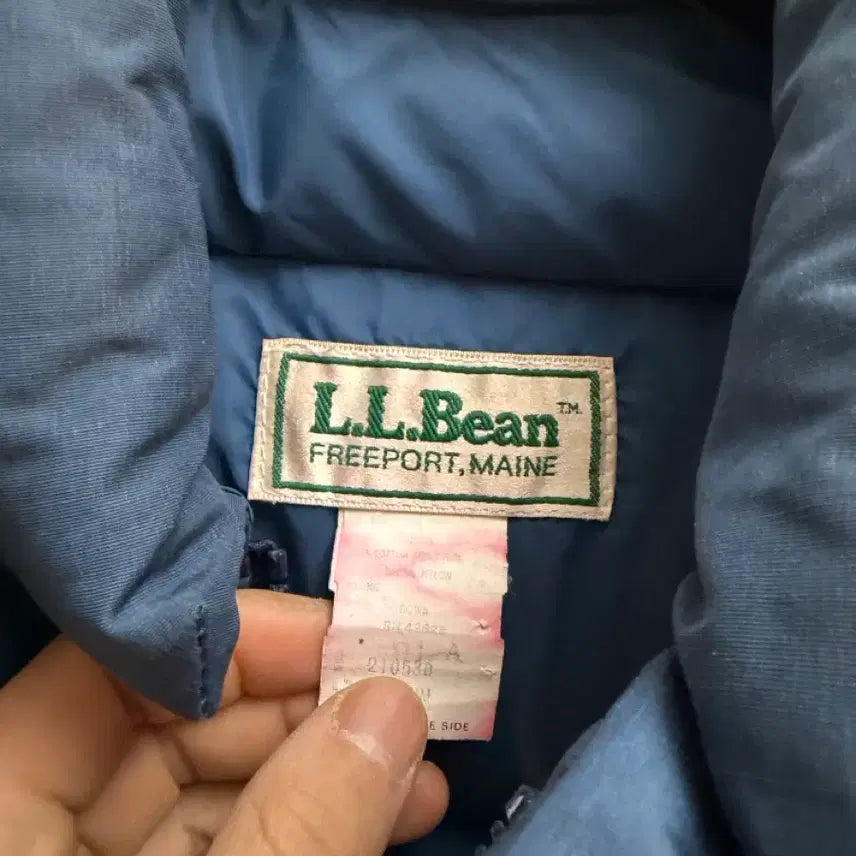 [BUNJANG] L.L.Bean Down Vest - Blue - M Size / 빈티지 L.L.Bean 엘엘빈 다운 베스트 블루 M사이즈