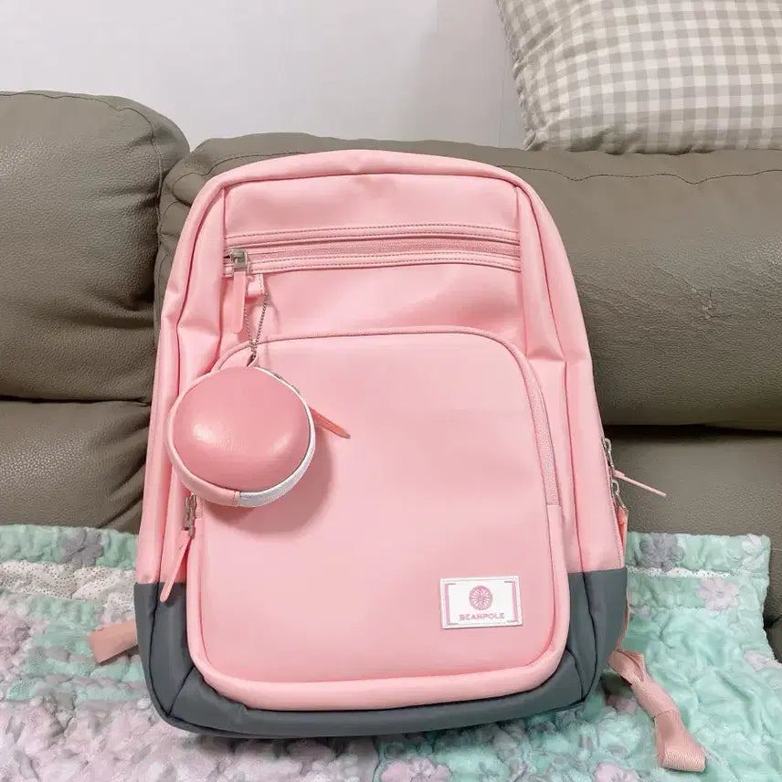[BUNJANG] Beanpole Outdoor Pink Backpack / 새상품 빈폴 책가방