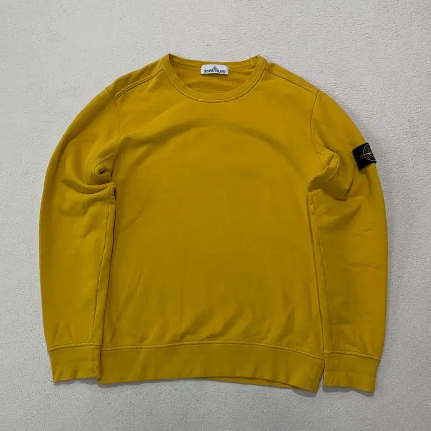 [BUNJANG] Stone Island Mustard Sweatshirt L Size / 스톤아일랜드 머스타드 맨투맨 L 사이즈