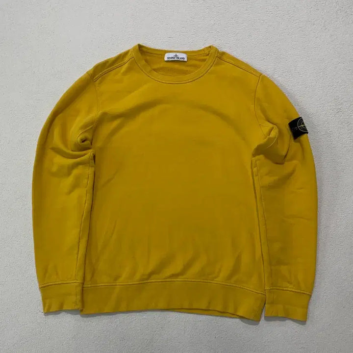 [BUNJANG] Stone Island Mustard Sweatshirt L Size / 스톤아일랜드 머스타드 맨투맨 L 사이즈