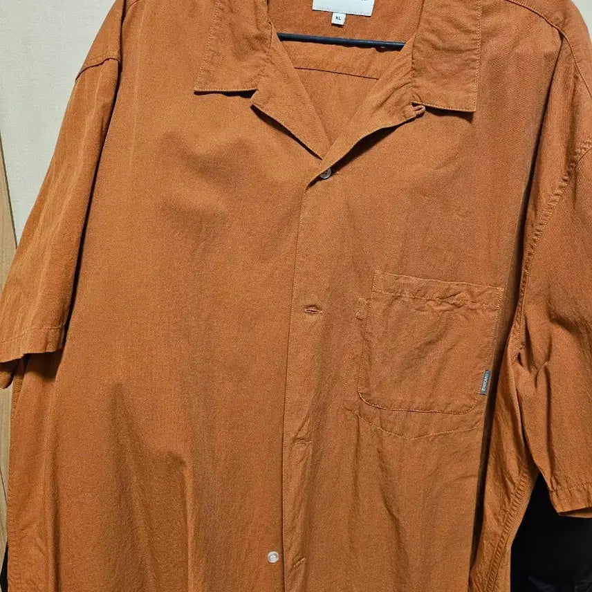 [BUNJANG] Espionage Open Collar Shirts Brick XL / 에스피오나지 Open Collar Shirts Brick XL 팜.