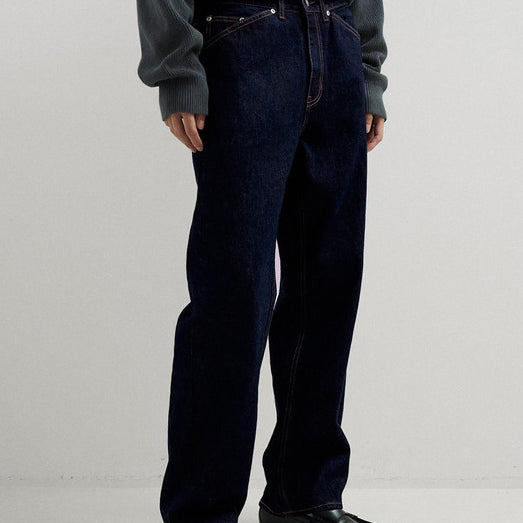 [BUNJANG] The Knit Company Washed Indigo Regular Denim Jeans / M)더니트컴퍼니 워시드 인디고 레귤러 데님 인디고 판매