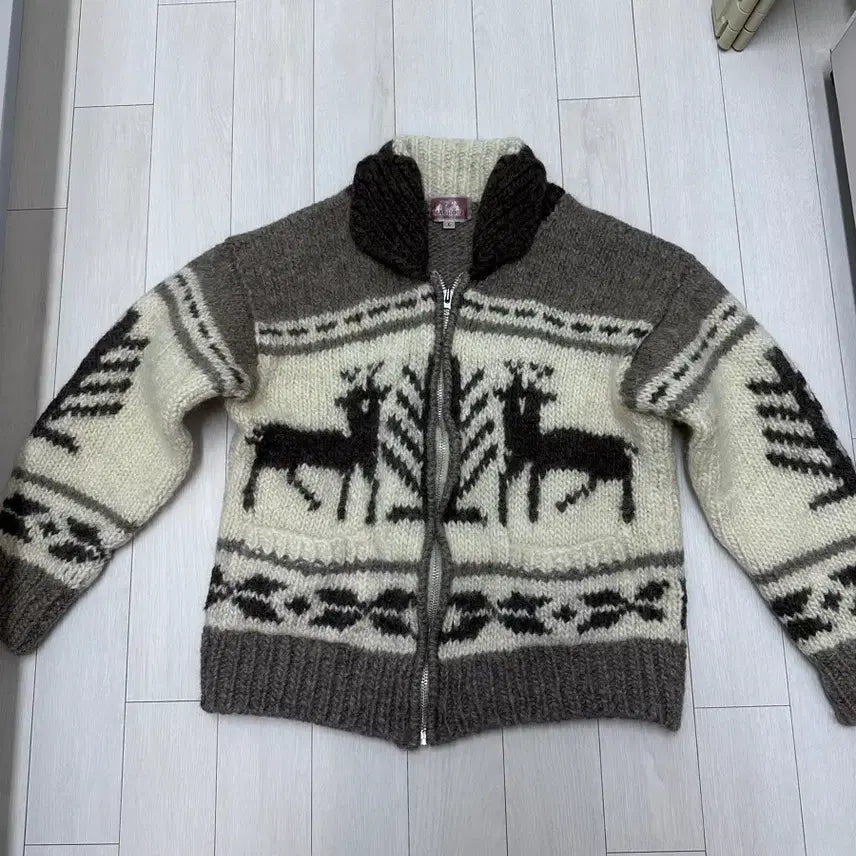 [BUNJANG] MACHOPE Wool Cowichan Cardigan / MACHOPE 맥호프 울 코위찬 가디건