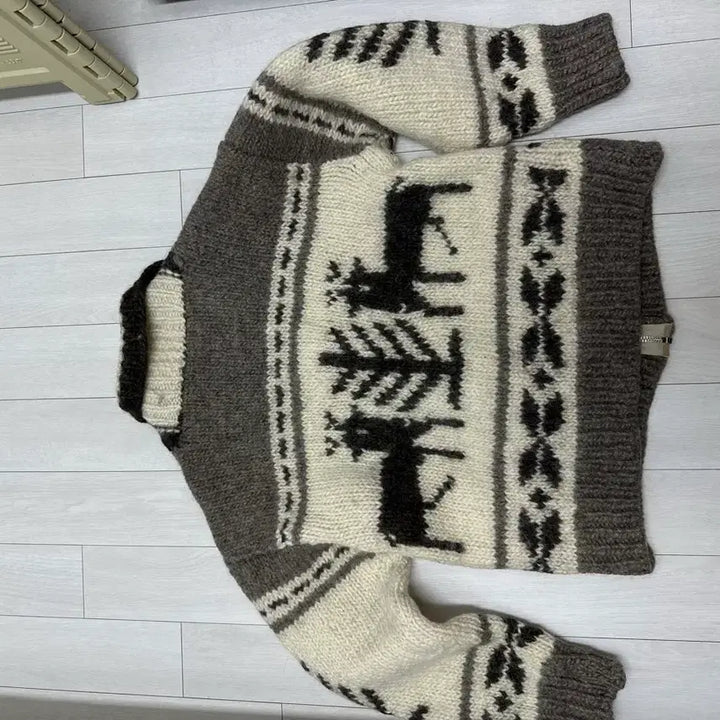 [BUNJANG] MACHOPE Wool Cowichan Cardigan / MACHOPE 맥호프 울 코위찬 가디건