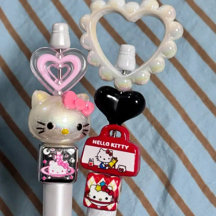 [BUNJANG] Hello Kitty Beaded Pen / 헬로키티 비즈 볼펜 꾸미기 동대문 볼꾸