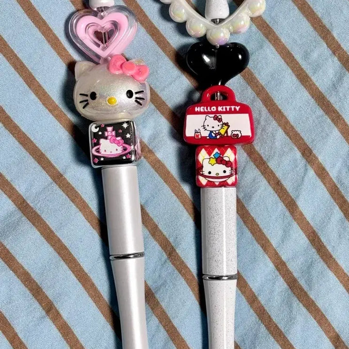 [BUNJANG] Hello Kitty Beaded Pen / 헬로키티 비즈 볼펜 꾸미기 동대문 볼꾸