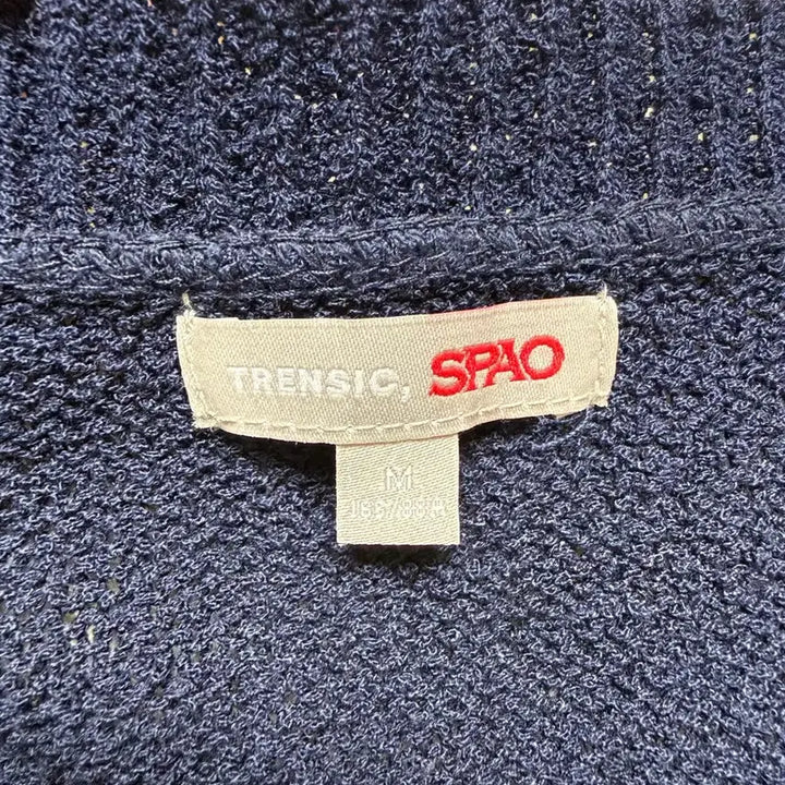 [BUNJANG] SPAO Cable Knit Cropped Vest Navy / 5/26까지  SPAO (스파오) 케이블 크롭니트 조끼 네이비