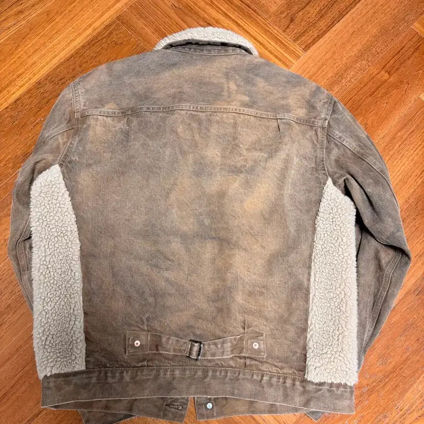 [BUNJANG] RRL Grizzly Brown Denim Jacket M / rrl 그리즐리 브라운 데님 자켓 M