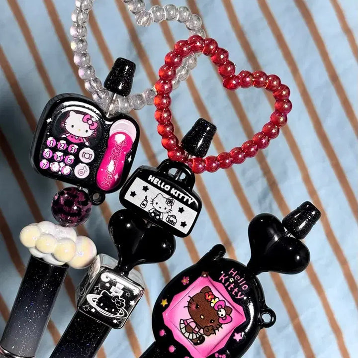 [BUNJANG] Hello Kitty Decorated Ballpoint Pen / 헬로키티 다마고치 전화기 볼펜 꾸미기 동대문 볼꾸