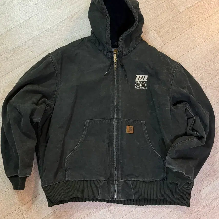 [BUNJANG] Carhartt J130 Moss Green Work Jacket / XXL) 빈티지 칼하트 j130 mos 모스그린 워크자켓 후드집업