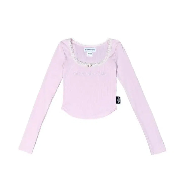[BUNJANG] Mysterious Hotel Rose Lace Sleeve Top / 미스테리어스 호텔 mysterious hotel 로즈 레이스 슬리브