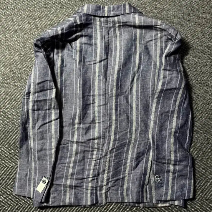 [BUNJANG] Made Blazer 2XL / Made 이태리 엠포리오 블루 스트라이프 블레이저 2XL(택포)