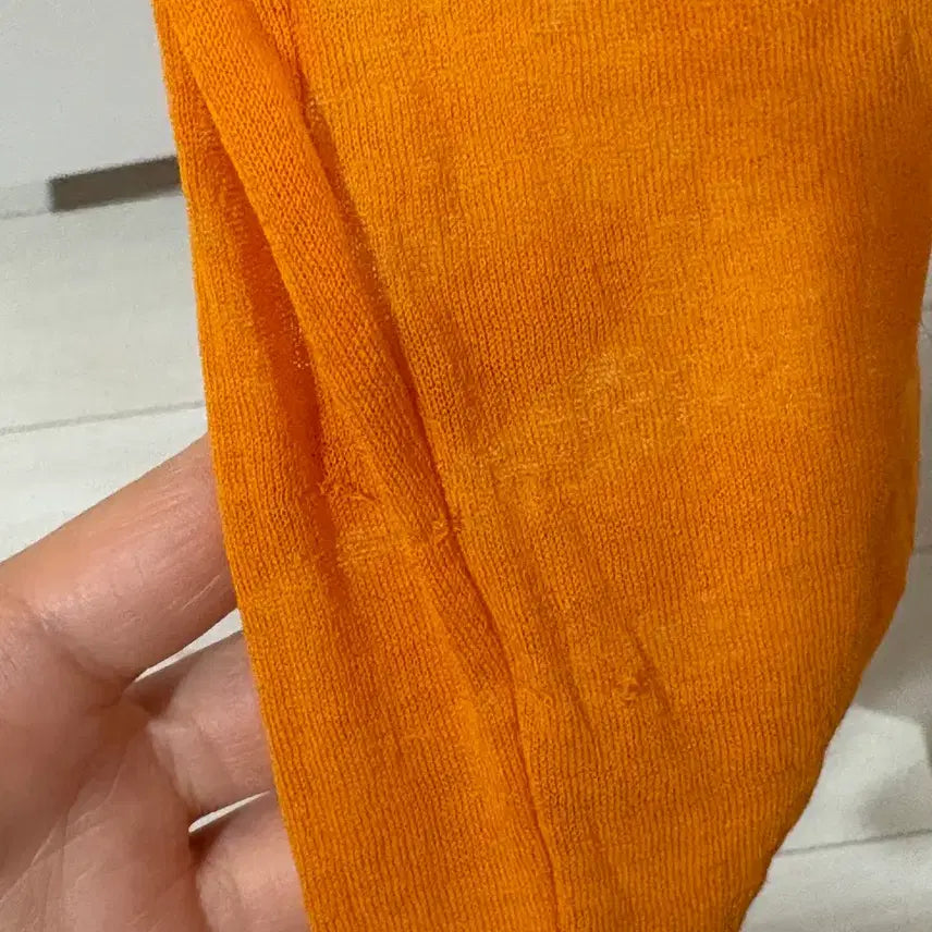 [BUNJANG] Auralee Orange Cardigan / 오라리 가디건