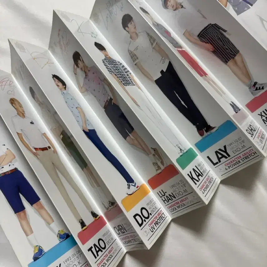 [BUNJANG] EXO IVY Folding Poster / 엑소 아이비 접이식포스터