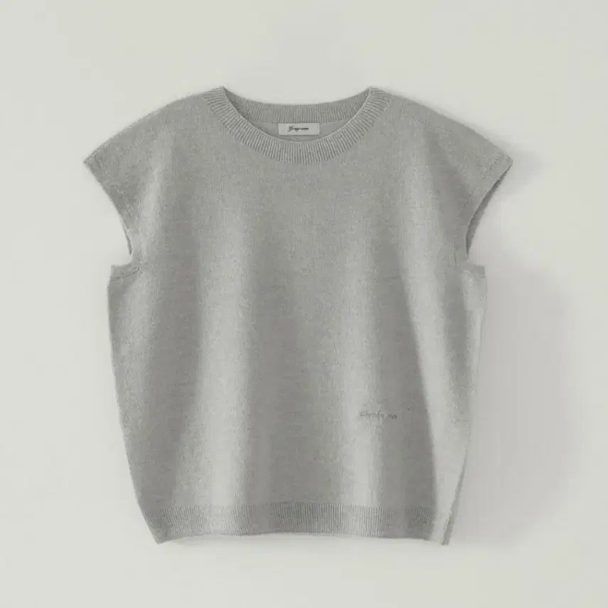 [BUNJANG] Grey Room Yarn Cable Sleeve Knit Gray / [새상품/택o]그레이룸 얀 캡슬리브 니트 그레이