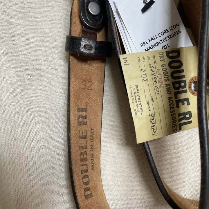 [BUNJANG] RRL Vincent Belt 32 / Rrl 빈센스벨트 블랙 새상품 32