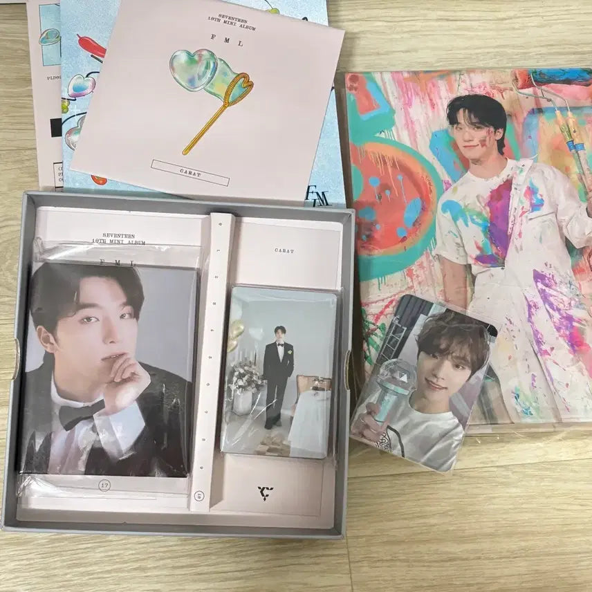[BUNJANG] Seventeen Dino Carat Set Photocard Bundle Set / 세븐틴 디노 캐럿반 2종 일괄