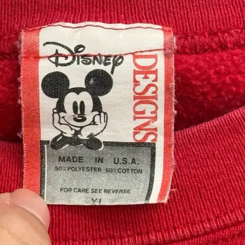 [BUNJANG] Disney Minnie Mouse Reverse Sweatshirt XL / 90s usa 디즈니 미니마우스 스몰 로고 reverse 스웻XL