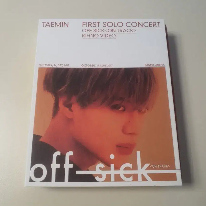 [BUNJANG] SHINee Taemin Off-Sick On-Track KiT Video Set / 태민 Off-Sick 온트랙 키노비디오 세트