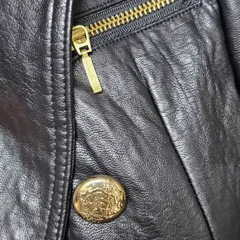 [BUNJANG] Faux Leather Jacket / 페이크 가죽쟈켓(66반)