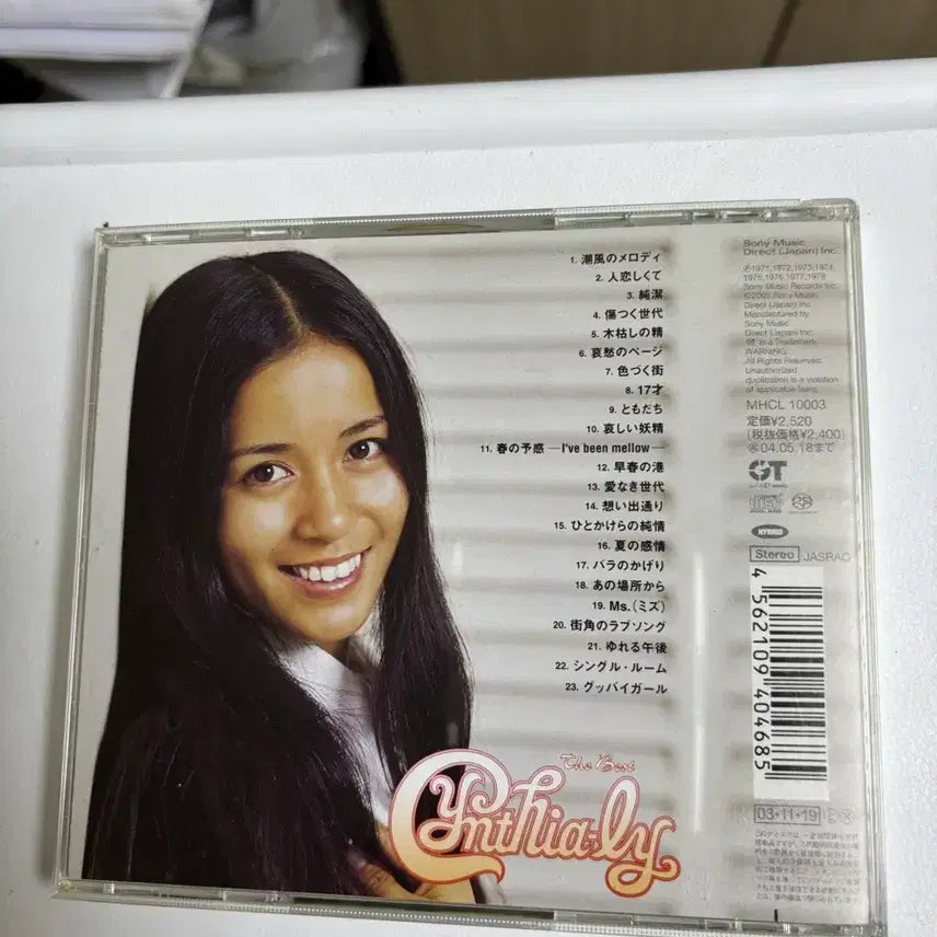 [BUNJANG] Cynthia-ly Best Album CD (Unsealed) / 개봉) Cynthia-ly 베스트 앨범 CD