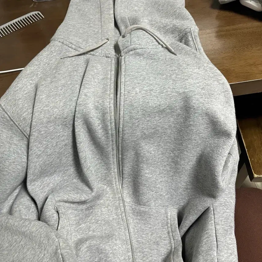[BUNJANG] Gray Hoodie Set - Size L / 회색 후드집업+회색바지 사이즈L
