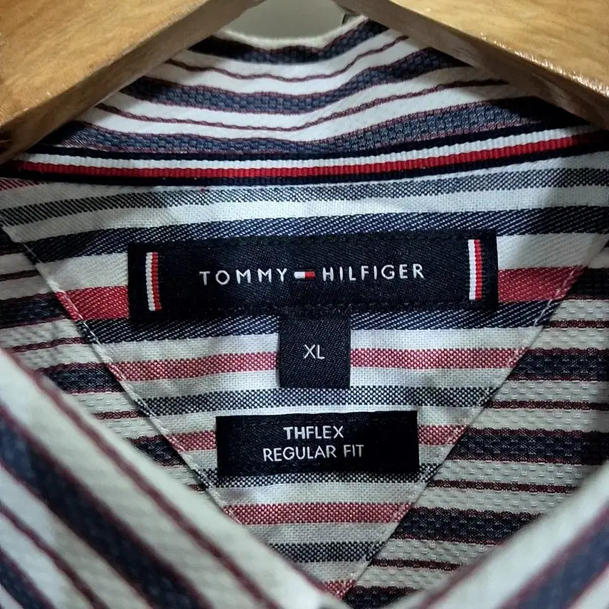 [BUNJANG] Tommy Hilfiger Striped Shirt / [L]타미힐피거 스트라이프 셔츠(만원샵)