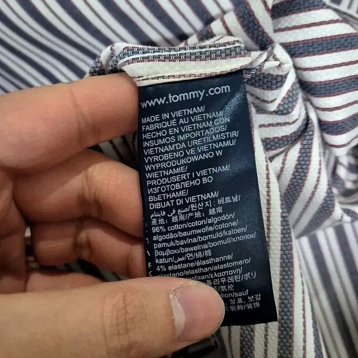 [BUNJANG] Tommy Hilfiger Striped Shirt / [L]타미힐피거 스트라이프 셔츠(만원샵)